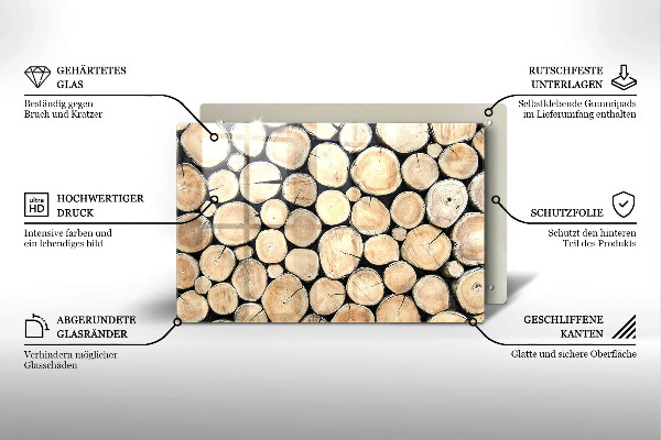 Worktop saver Wood trunks of the tree