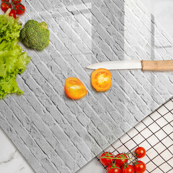 Induction hob cover Brick wall