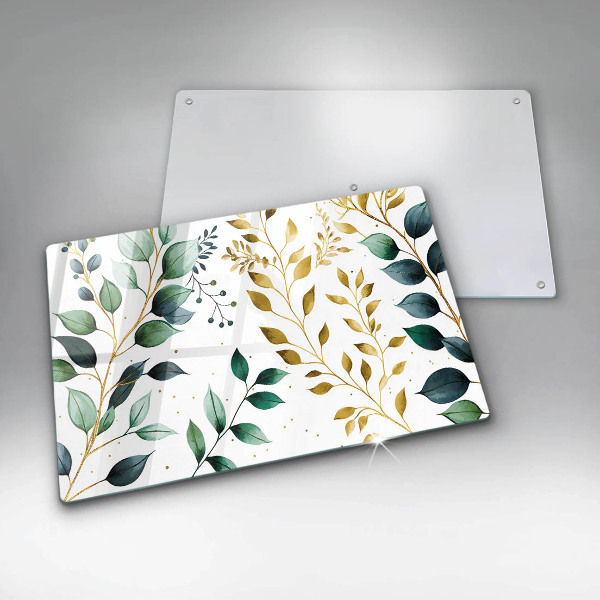 Worktop saver Green and golden leaves