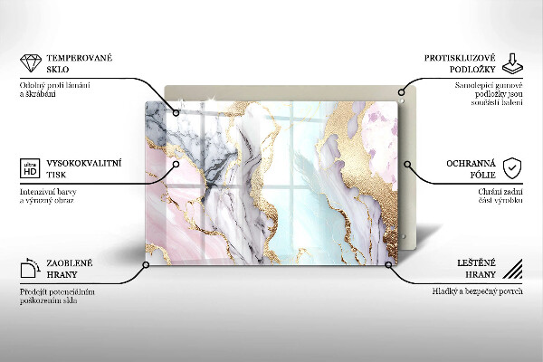 Worktop saver Pastel marble