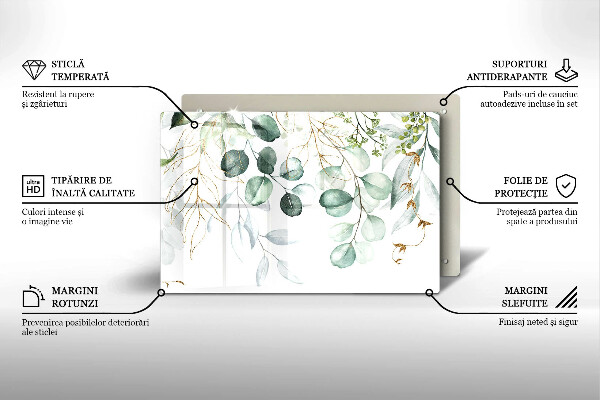 Worktop saver Painted plants
