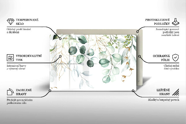 Worktop saver Painted plants