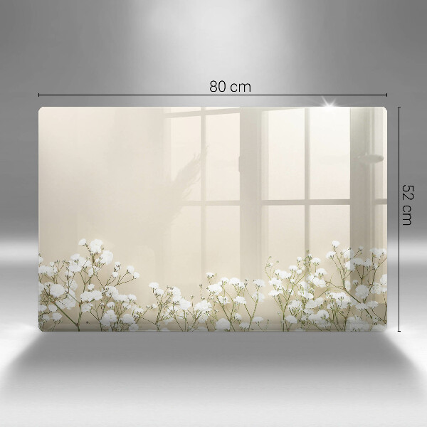 Induction hob protector Boho flowers