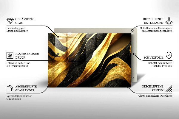 Induction hob protector Elegant abstraction