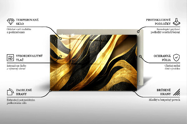 Induction hob protector Elegant abstraction