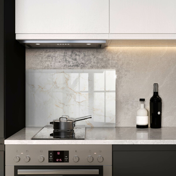 Induction hob protector Elegant stone marble