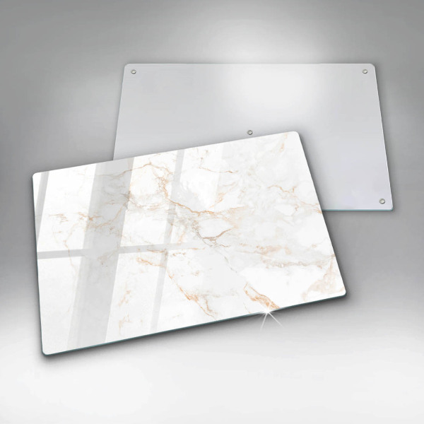 Induction hob protector Elegant stone marble
