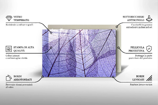 Worktop saver Leaves with veins