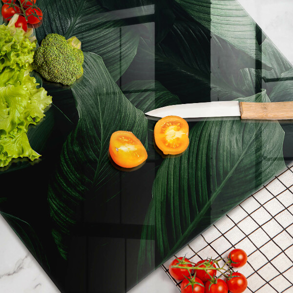 Worktop saver Dark leaves