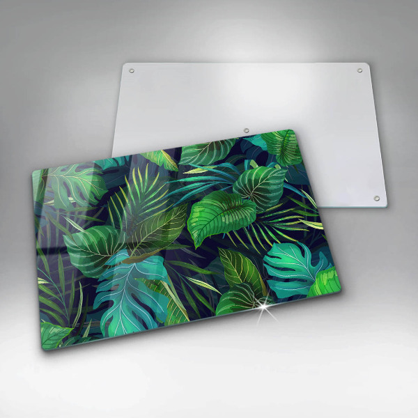 Worktop saver Illustration of the jungle leaves