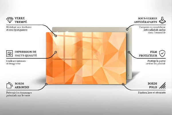 Worktop saver Geomeric background