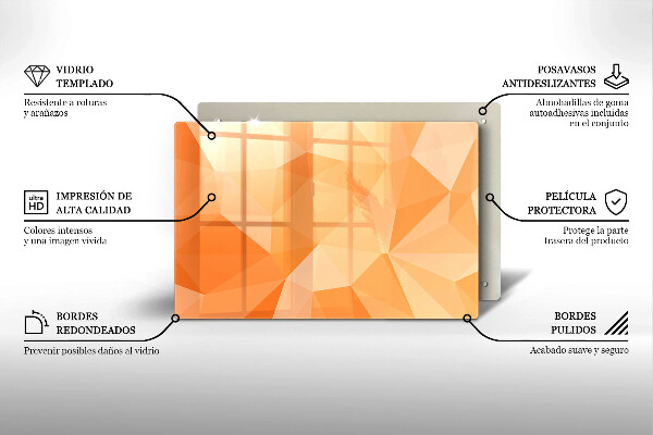 Worktop saver Geomeric background
