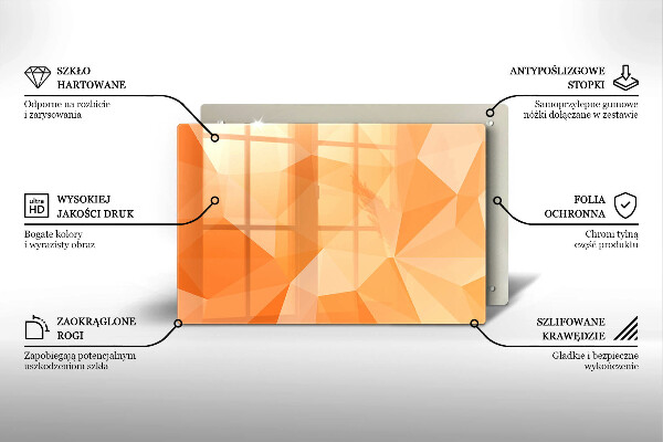 Worktop saver Geomeric background