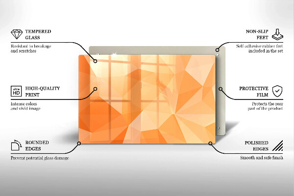 Worktop saver Geomeric background