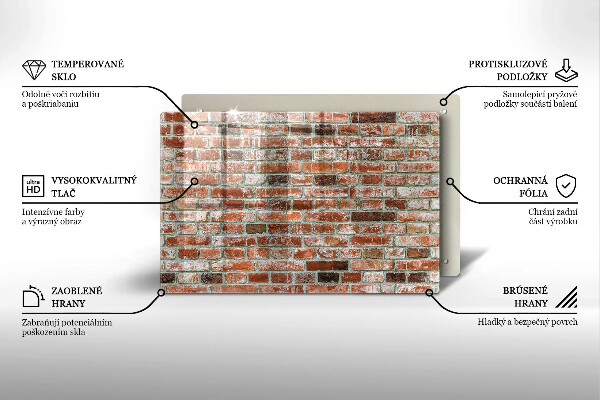 Worktop saver Old bricks wall