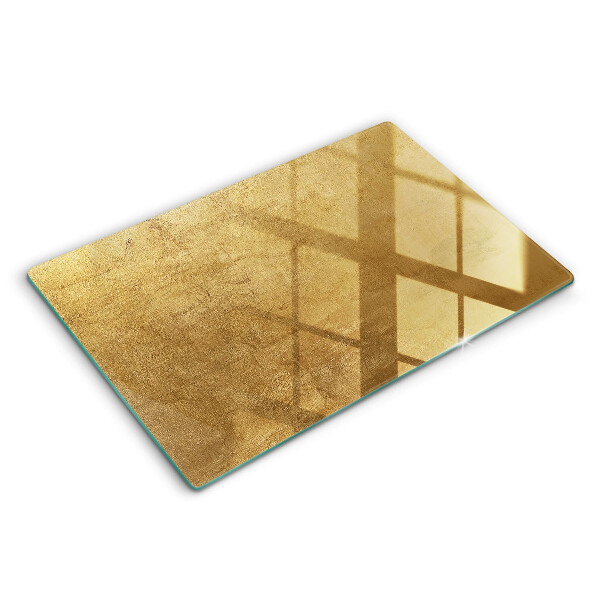 Induction hob protector Gold texture background