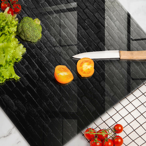 Induction hob protector Brick wall