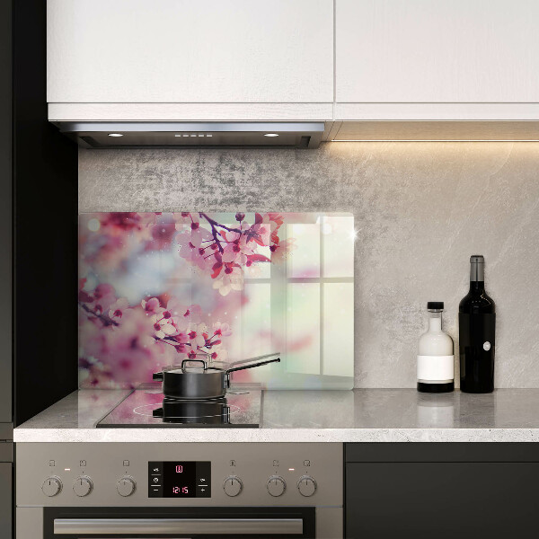 Induction hob protector Nature apple flowers