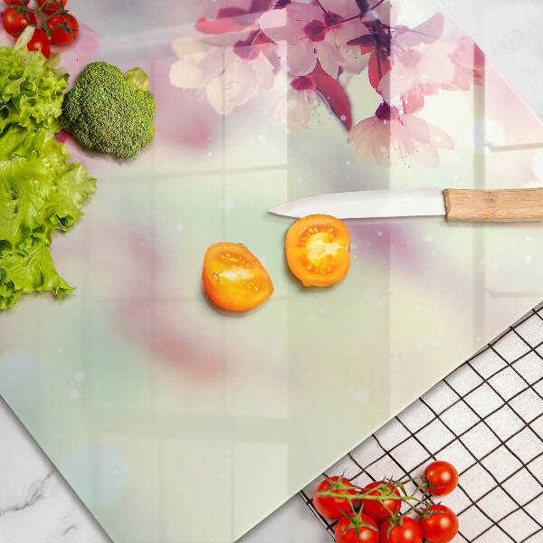 Induction hob protector Nature apple flowers