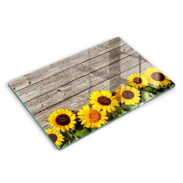 Worktop saver Sunflowers on the boards