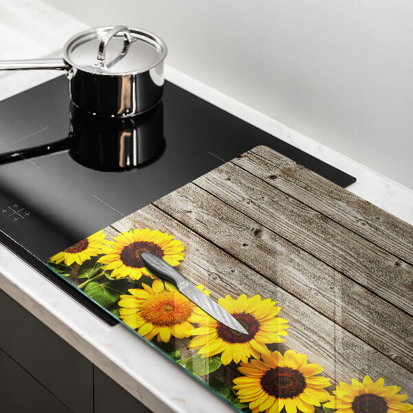 Worktop saver Sunflowers on the boards