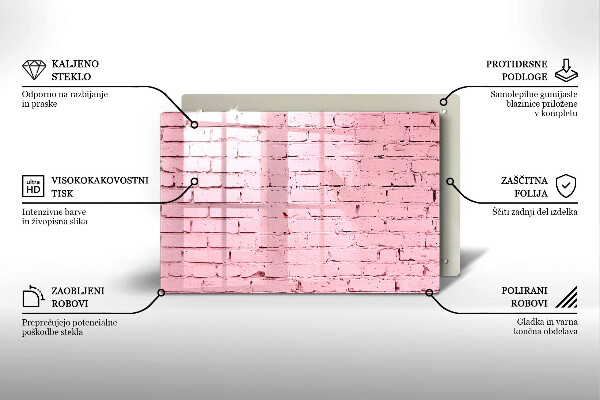 Worktop saver Pastel wall bricks