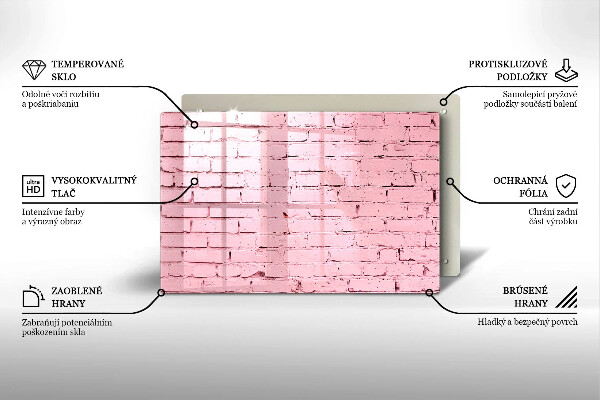 Worktop saver Pastel wall bricks