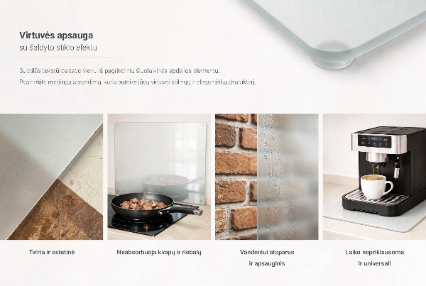 Induction hob protectors, set of 2, each 11.8 × 20.5 inches