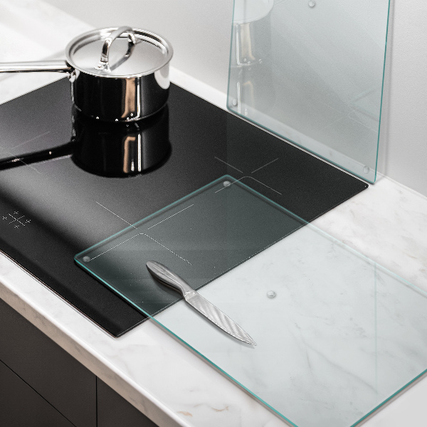 Transparent glass worktop saver 2x12x20 in