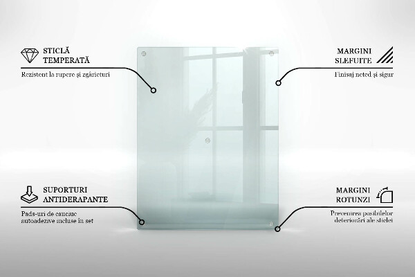 Transparent worktop heat protector 20x16 in