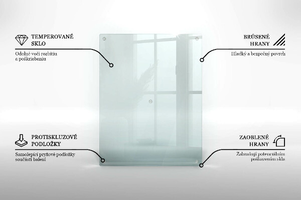 Transparent worktop heat protector 20x16 in