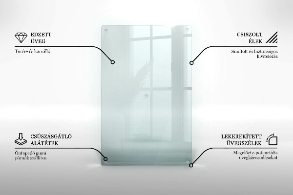 Transparent induction hob cover 31x20 in