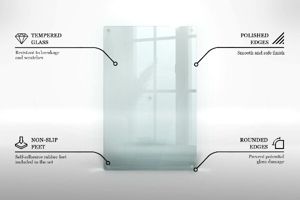 Transparent induction hob cover 31x20 in