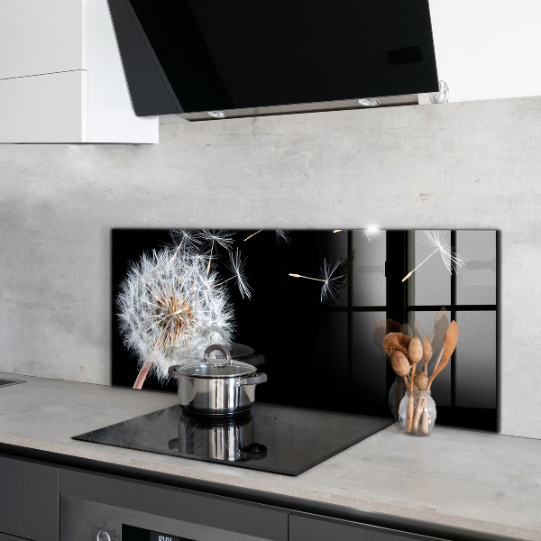 Kitchen wall panels Dandelion dandelion in the wind