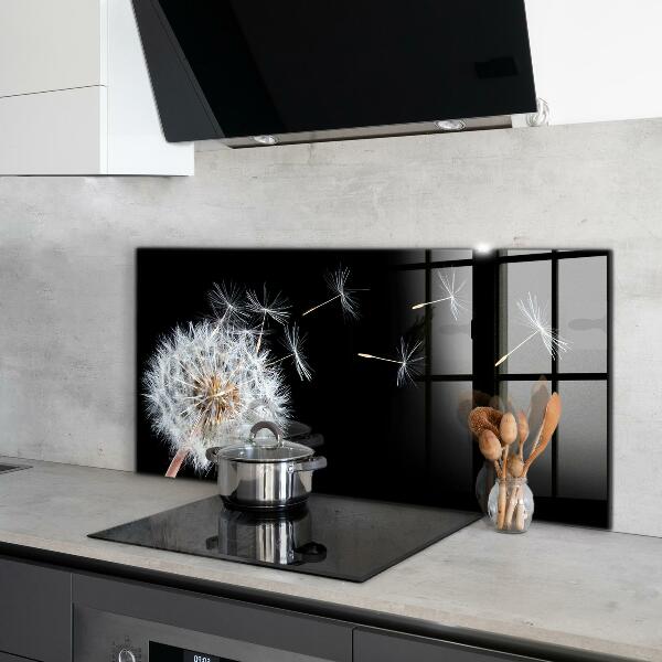 Kitchen wall panels Dandelion dandelion in the wind