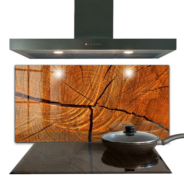 Oven splashback Trunk structure