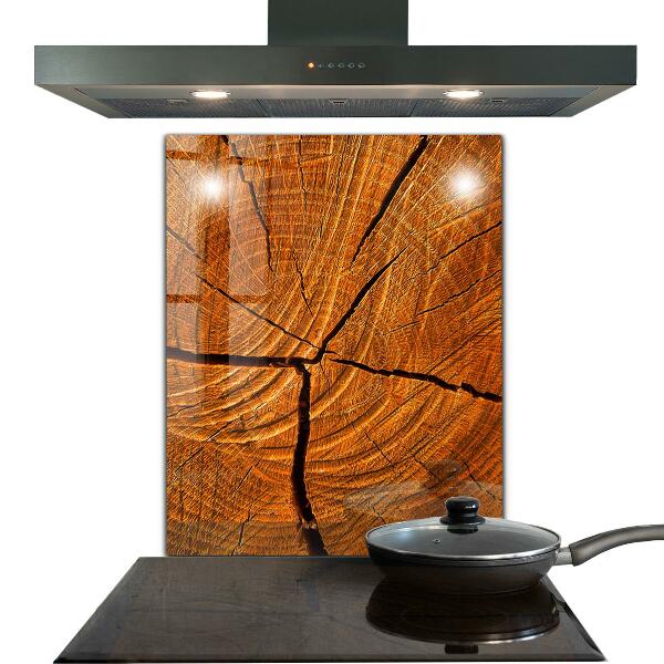 Oven splashback Trunk structure