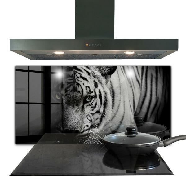 Kitchen wall panels White siberian tiger