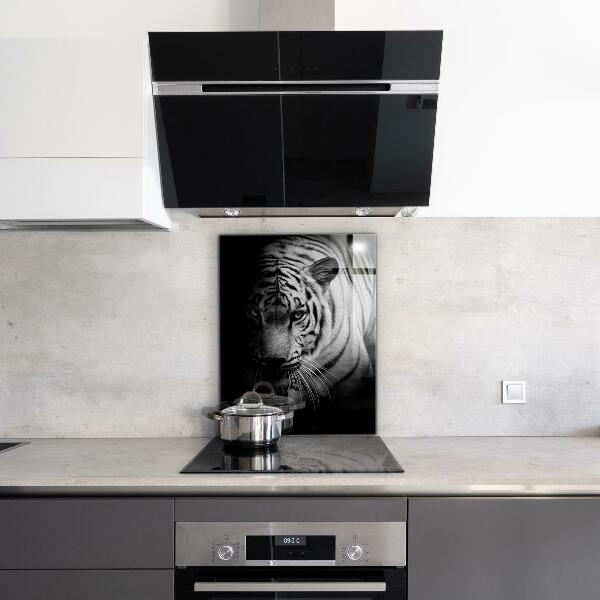 Kitchen wall panels White siberian tiger