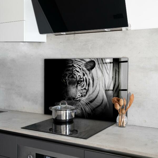 Kitchen wall panels White siberian tiger