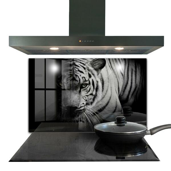 Kitchen wall panels White siberian tiger