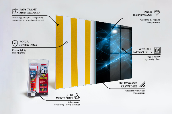Kitchen wall panels Connection energy diagram