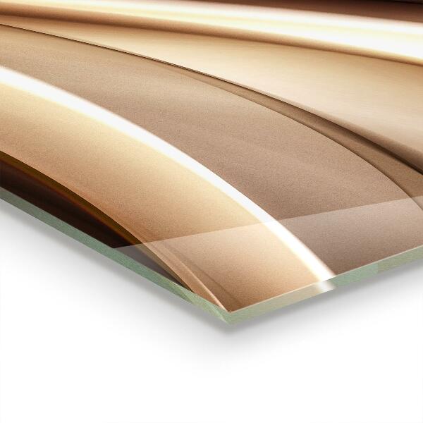 Kitchen wall panels Energy wave abstraction