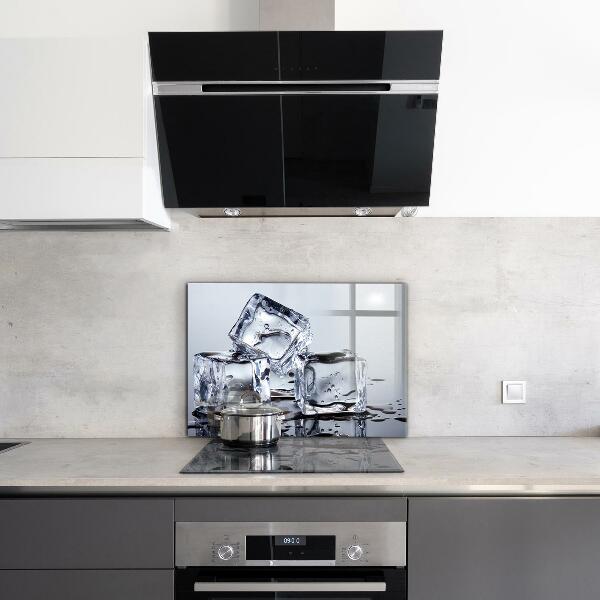 Kitchen wall panels Ice cubes refreshment