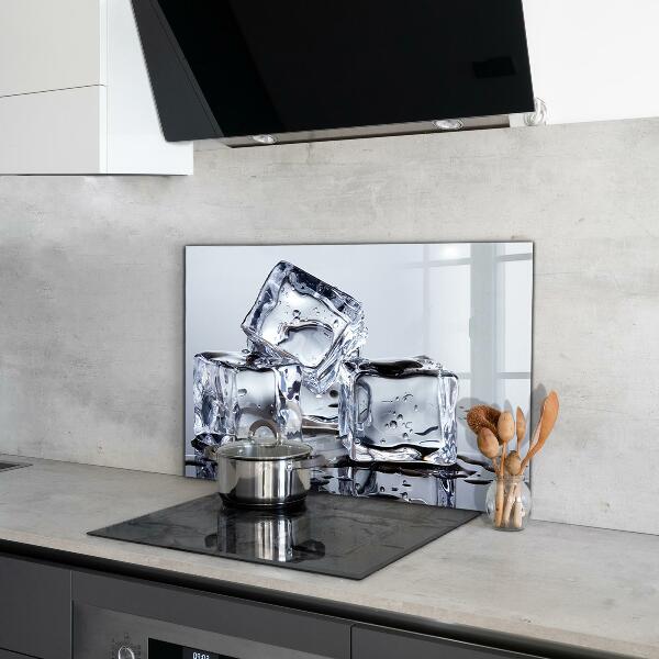 Kitchen wall panels Ice cubes refreshment
