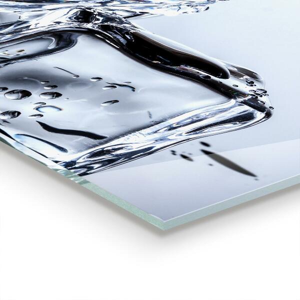 Kitchen wall panels Ice cubes refreshment