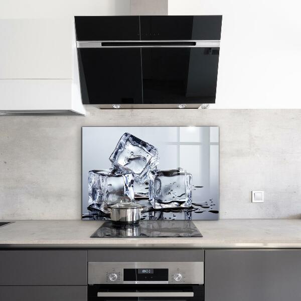 Kitchen wall panels Ice cubes refreshment