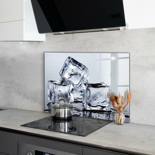 Kitchen wall panels Ice cubes refreshment