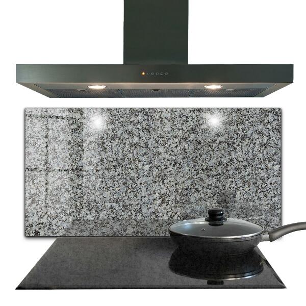 Kitchen glass panel Granite natural stone