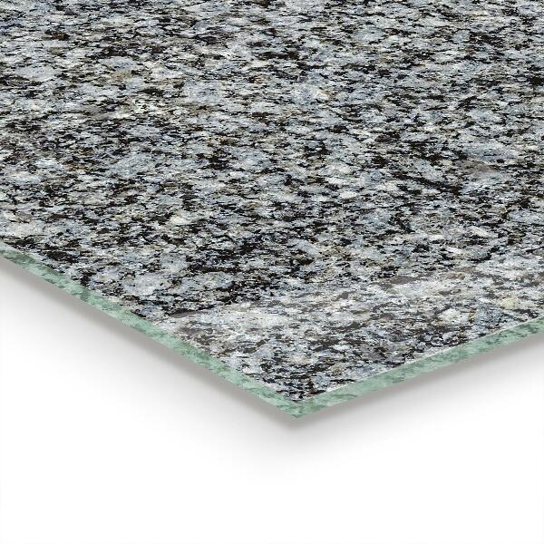 Kitchen glass panel Granite natural stone